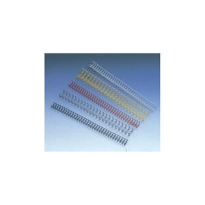 Lot de 50 Reliure métallique diamètre 16mm noire Env. 135 Feuilles DSB