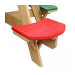 AXI Table Picnic UFO ronde Arc en ciel 20x120x56 cm