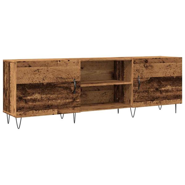 vidaXL Meuble TV vieux bois 150x30x50 cm bois d'ingénierie