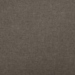 vidaXL Tabourets de rangement pliables lot de 2 marron faux lin