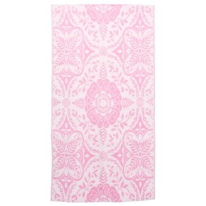 vidaXL Tapis d'extérieur ARAKIL rose 120x180 cm PP