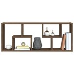 vidaXL Étagère murale Chêne marron 36x16x90 cm Bois d'ingénierie