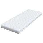 vidaXL Matelas Blanc 200 x 80 cm Mousse