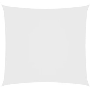vidaXL Voile de parasol tissu oxford carré 2x2 m blanc