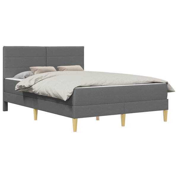 vidaXL Cadre de lit 120 x 200 cm Gris foncé