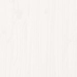 vidaXL Canapés centraux de jardin 2 Pièces blanc bois de pin massif