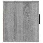 vidaXL Meubles TV muraux 2 Pièces Sonoma gris 40x34 5x40 cm