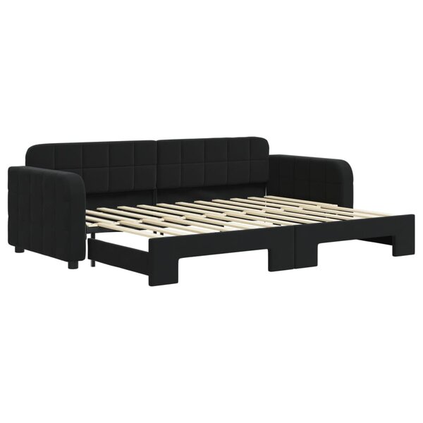 vidaXL Lit de jour avec gigogne sans matelas 80x200 cm