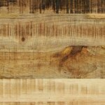 vidaXL Table console 120 x 33 x 75 cm Bois de manguier brut massif