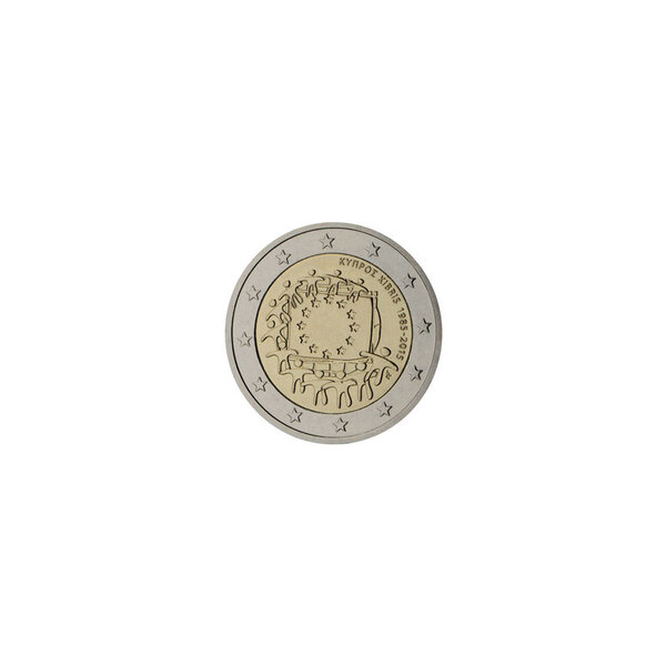 Chypre 2015 - 2 euro commémorative 30 ans du drapeau européen