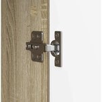 vidaXL Meuble TV Chêne Sonoma 99 x 34 5 x 47 cm Bois d'ingénierie