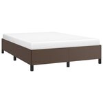 vidaXL Cadre de lit sans matelas marron 140x190 cm similicuir