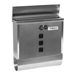 Boîte aux Lettres en Acier Inoxydable avec Porte-journaux  Chance E7007  Inox