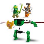 Lego 71757 ninjago le robot ninja de lloyd  jouet pour enfant des 4 ans avec figurine serpent  set de construction