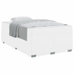 vidaXL Cadre de lit Blanc 120 x 200 cm Faux cuir