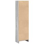 vidaXL Bibliothèque sonoma gris 40x24x143 cm bois d'ingénierie