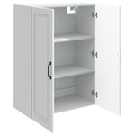vidaXL Armoire Murale 66 x 34 5 x 90 cm Bois d'ingénierie Blanc