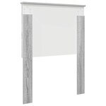 vidaXL Tête de lit Gris Sonoma 75 cm Bois d'ingénierie