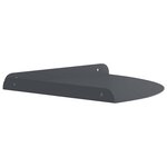 vidaXL Étagère flottante avec étagère 4 Pièces Anthracite 30 x 30 x 2 cm