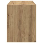 vidaXL Armoire avec 2 tiroirs chêne artisanal bois d'ingénierie