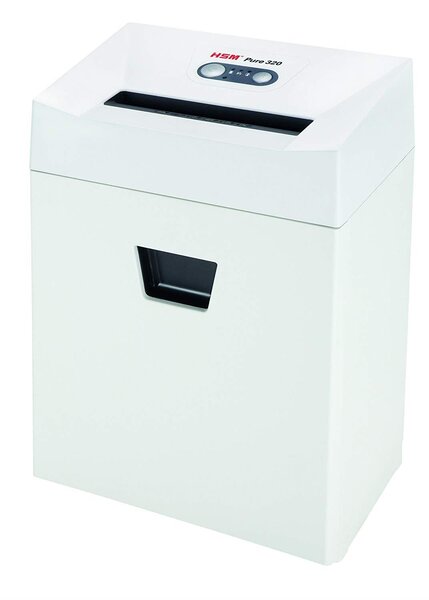 Destructeur PURE 320 Bande 3,9 mm 12-14 Feuilles 25 Litres P-2 HSM