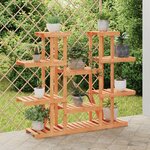 vidaXL Support à fleurs 110x25x110 5 cm bois massif de sapin