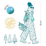 Djeco DJ09545 - Les Demoiselles Coloriage mode Rebekka & ses amies