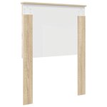 vidaXL Tête de lit Chêne Sonoma 75 cm Bois d'ingénierie
