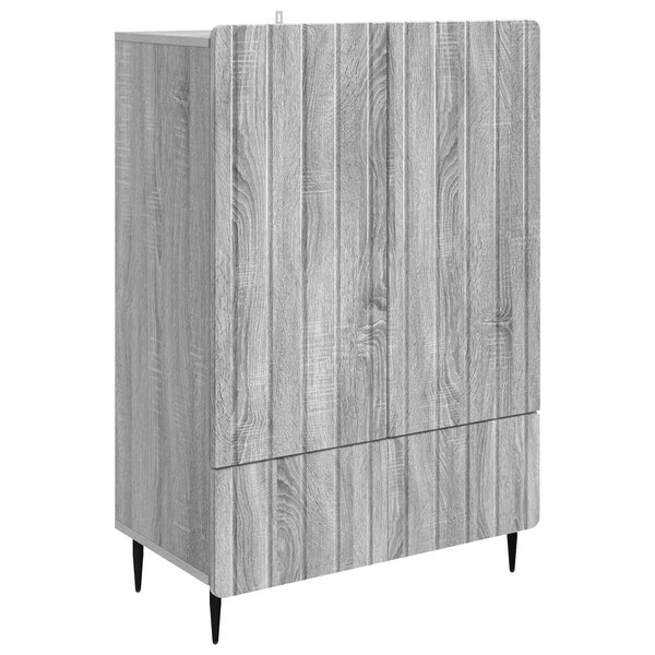 vidaXL Buffet Sonoma gris 66 x 34 5 x 97 cm Bois d'ingénierie