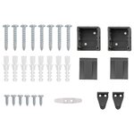 vidaXL Store Vénitien Réglable Gris Argenté 150 x 60 cm PVC