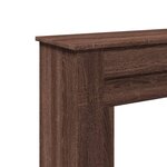 VidaXL Cadre de cheminée chêne marron 90x30x90 cm bois d'ingénierie