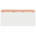 vidaXL Banc de jardin Blanc 100 x 40 x 43 cm Acier