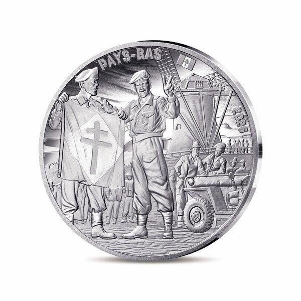 80 ans du V-E DAY Monnaie de 10€ Argent - Soldat Français