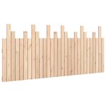 vidaXL Tête de lit murale 185x3x80 cm Bois massif de pin