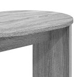 vidaXL Table d'appoint Sonoma gris 50 x 39 5 x 55 cm Bois d'ingénierie