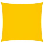 vidaXL Voile de parasol Tissu Oxford carré 4 5x4 5 m Jaune