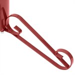vidaXL Support de sapin de Noël Rouge 58x58x21 cm