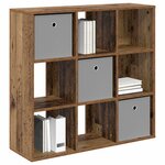 vidaXL Buffet avec tiroir Bois ancien 88 5 x 29 x 84 5 cm