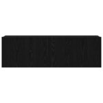vidaXL Meuble TV Chêne noir 100 x 30 x 30 cm Bois d'ingénierie