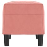 Banc banquette 70 x 35 x 41 cm velours rose 02_0010615