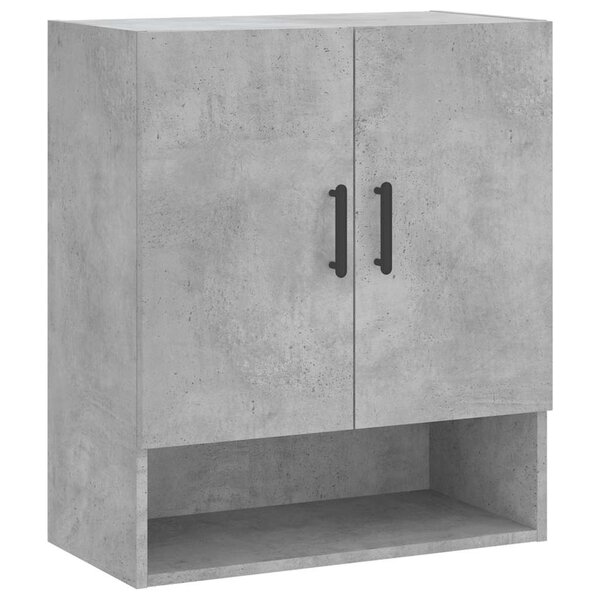vidaXL Armoire murale gris béton 60x31x70 cm bois d'ingénierie
