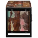 vidaXL Meuble TV 100x30x35 cm bois de récupération massif