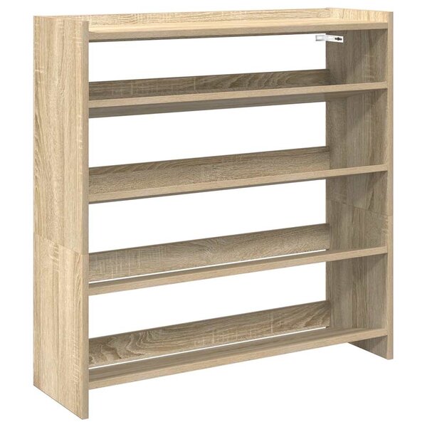 vidaXL Étagère à chaussures chêne sonoma 80x25x81 cm bois ingénierie