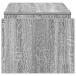 vidaXL Table basse Gris Sonoma 90 x 45 x 35 cm Bois d'ingénierie