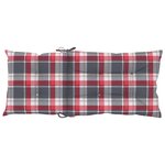 vidaXL Coussins de chaise de jardin dossier haut lot de 4 120x50x7 cm