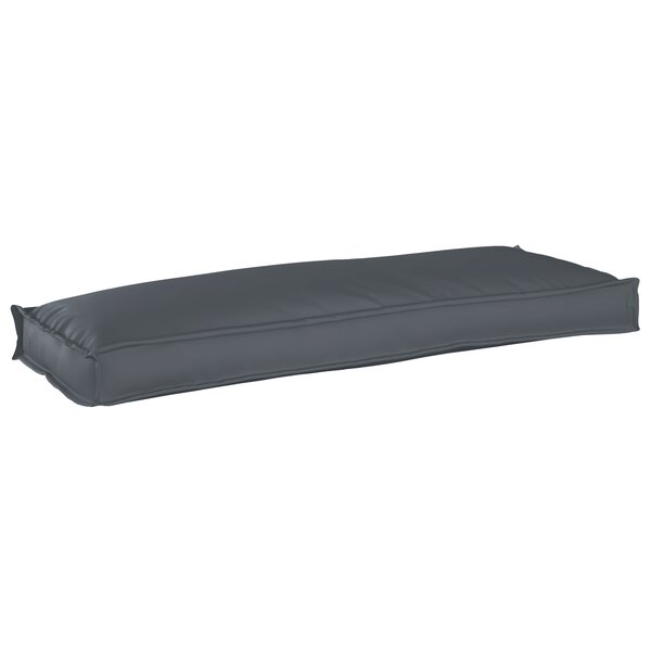 vidaXL Coussin pour banc de palette Anthracite 110 x 40 x 8 cm