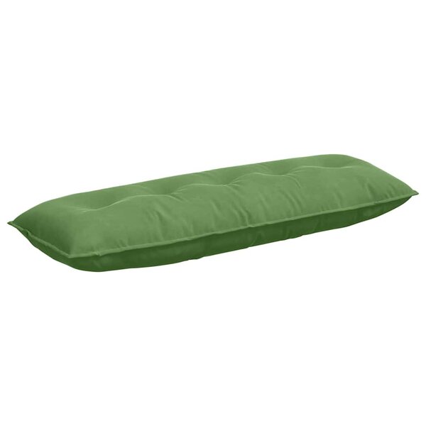 vidaXL Coussin de Dos Vert clair 140 x 50 cm Tissu en velours côtelé