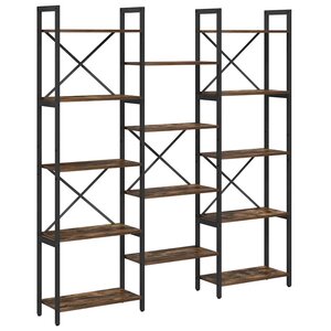 vidaXL Étagère Chêne Sonoma 156 x 25 x 167 cm Bois d'ingénierie