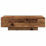 vidaXL Table basse vieux bois 100x49 5x31 cm bois d'ingénierie