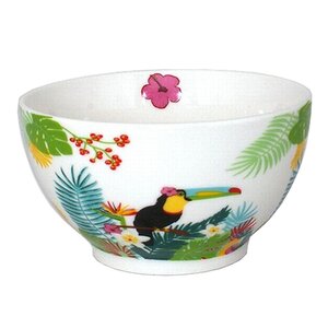 Bol en porcelaine toucan 480 ml